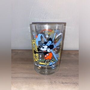 2002 16 oz McDonald's Walt Disney "100 Years Of Magic" 5” Glass Cup